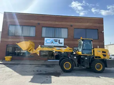 TOUT NOUVEAU PRIX LE PLUS BAS CAEL. Moteur CUMMINS diesel du chargeur 2.5T sur pneus à flèche télesc...