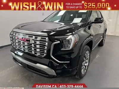 WAS: $52584 NOW: $51222 plus taxes and licensing feesThe 2026 GMC Terrain Denali AWD with the 1.5L T...