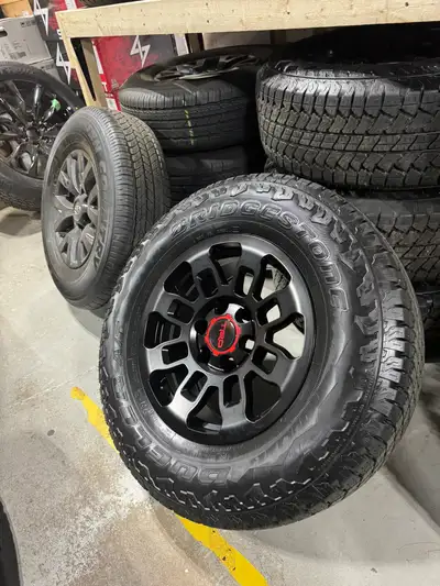 Toyota 4Runner / Tacoma TRD Replica Rims & Bridgestone Dueler A/T All-Season Tire Package Stock#: R2...