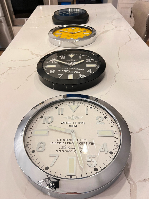 2024 New ARRIVALS Rolex Breitling Wall/Stand Clocks in Jewellery & Watches in Mississauga / Peel Region - Image 2