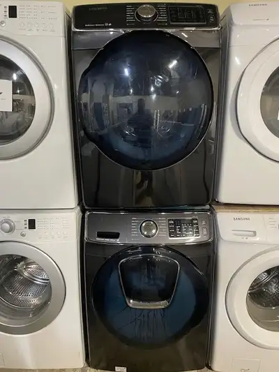 Laveuse sécheuse frontales stainless Samsung ( remis a neuf ), View more