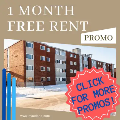 !!! PROMO ALERT !!! For a limited time only, get 1 month FREE RENT with approved applications PLUS!!...
