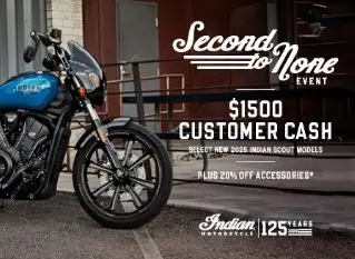 Promotion Details Get up to $1500 Customer Cash & 1.99% for 36 months on select 2025 Scout Models Te...
