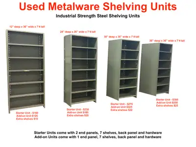 Huge stock of used industrial shelving has just arrived!, View more