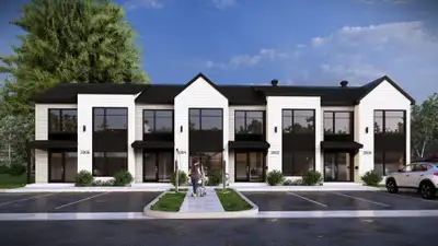 Projet Georges-Carrère ! 4 1/2 maisons de ville, construction de qualité exceptionnelle. Très grand...