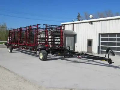 90 Ft. Mid Harrow, Hydraulic Tyne Angle Adjustment, 550/45 – 22.5 Front Tires, 360/60-22.5 Rear Tire...