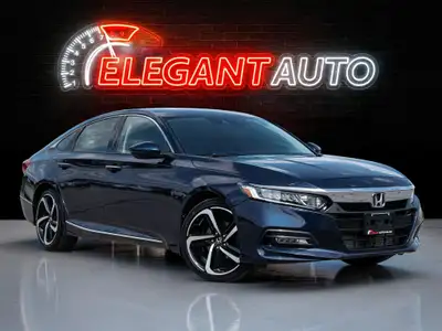 2018 Honda Accord EX-L Blue Exterior on Black Interior comes with Adaptive Cruise Control, Lane Keep...