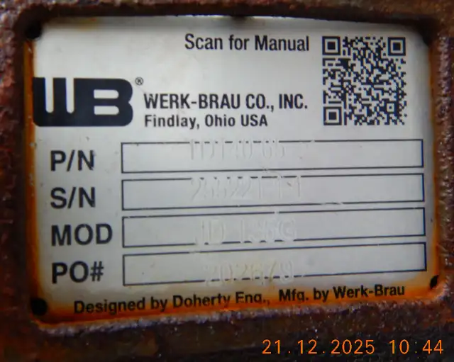Werk-Brau D-LOCK Hydraulic 180 Degree Tilt Coupler 100-140 CLASS in Heavy Equipment in City of Halifax - Image 29