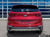 Clean Carfax, One owner, Super Low Kilometers, Beautiful Hyper Red 2021 Kia Sportage EX AWD, 6-Speed... (image 4)
