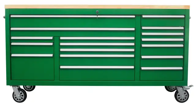 NEW 72 IN FATBOY 17 DRAWER TOOL BENCH BOX  STORAGE 24" DEEP in Tool Storage & Benches in Saskatoon - Image 5