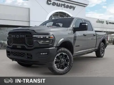 RAM 2500 REBEL UPGRADE PACKAGE, POWER SUNROOF, POWER DEPLOYABLE BED STEP, SECOND-ROW SEATS, FRONT VE...