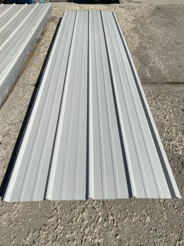 NEW 29 GA LIGHT GRAY STEEL SIDING SHEET in Roofing in Medicine Hat - Image 7
