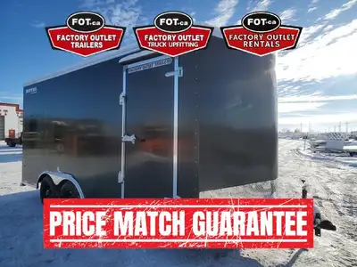 NEW Royal Cargo 8x18ft Enclosed from Southland Trailers - Rear Ramp Door w/ Spring Assist - (4) 2,00...