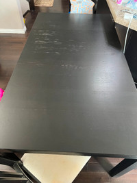 IKEA Brown Black Dining Table