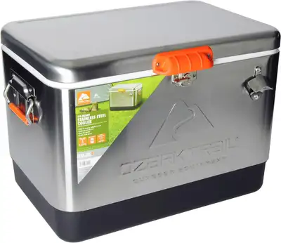 OZARK TRAIL® STAINLESS STEEL COOLER WITH BUILT-IN BOTTLE OPENER, View more