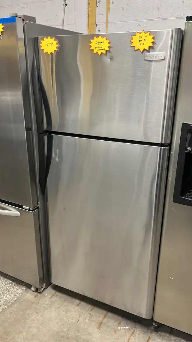  Frigidaire  30” Dented Refrigerator Fully Tested  30-Day in Refrigerators in Kitchener / Waterloo - Image 3