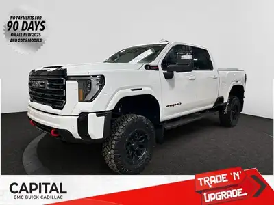 Welcome to Capital GMC! *This 2026 GMC Sierra AT4 2500HD Capital Custom Lifted Truck in Summit White...