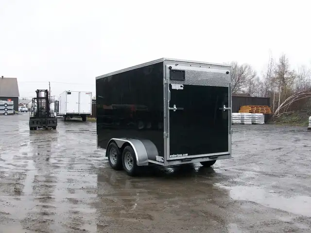 2025 Weberlane 6' X 12' V-NOSE 2 ESSIEUX rampe contracteur vtt m in Cargo & Utility Trailers in Laval / North Shore - Image 8
