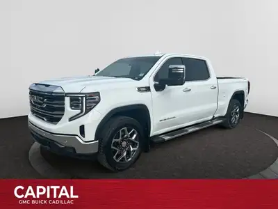 Welcome to Capital GMC! Looking for more luxury in the All New GMC Sierra? This 4WD White Sierra SLT...