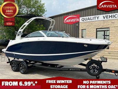 2023 Four Winns HD3 - Luxury Deck Boat with Wake Tower & 250HP MerCruiser Engine Overview: Experienc...