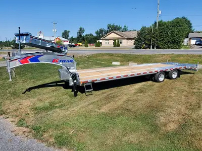 ???? FULLY LOADED 2026 K-TRAIL 25’ + 5’ 37,500 LB GOOSENECK TRAILER ???? CANADIAN MADE WITH PRIDE AV...