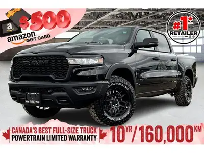 Get a $500 Amazon Gift Card with Any New Vehicle Purchase at Advertised Price* Canadas best full-siz...