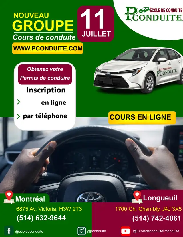 DRIVING COURSE IN LONGUEUIL503116369757491201