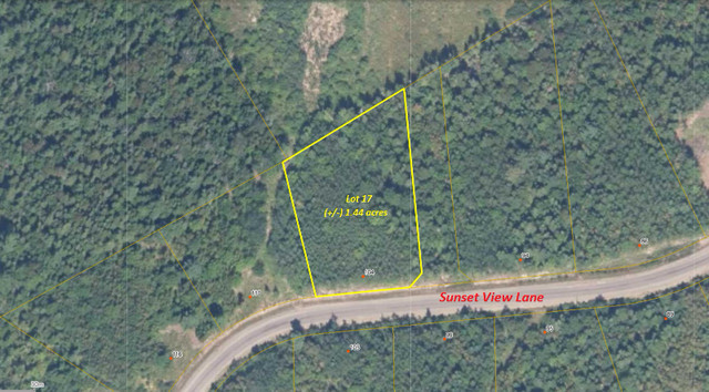 Sunset View Lane (Lot 17), Cumberland Bay (Deeded Beach Access) in Land for Sale in Saint John