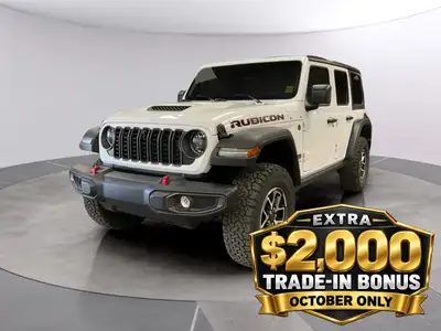 Introducing the stunning 2026 Jeep Wrangler Rubicon in a crisp white finish, delivering exceptional...