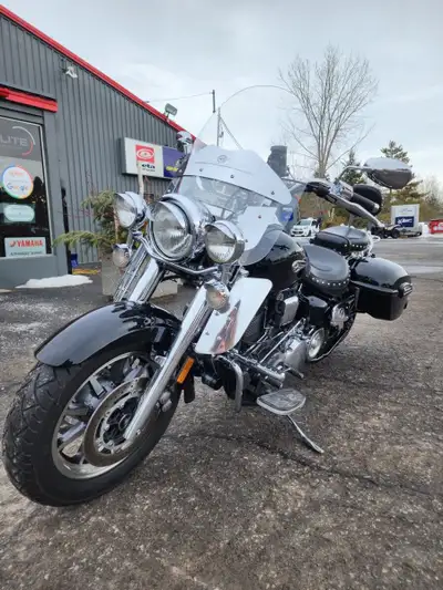 Black Beauty Midnight Silverado Limited Edition Yamaha Roadstar #76 of 500 Produced Features: Studde...