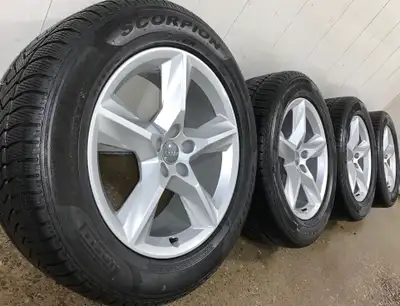 2021 Audi Q7 19" OEM / Original wheels and winter tires for sale. The rims will fit on all 2016 Audi...