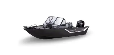 Features FEATURE RICH CONSOLE The solid helm of a Lowe Fish and Ski has cool looking accents, 4:1 an...