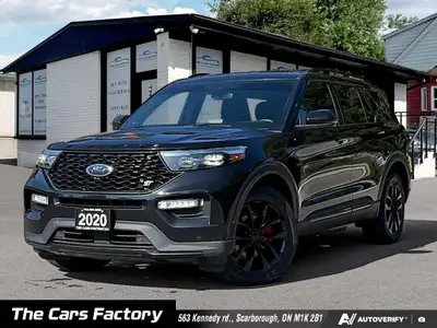 2020 Ford Explorer ST 4WD – Black on Black – No Accident – Fully Loaded – Performance SUV! Turn head...