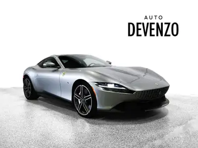 Beautiful Low Mileage 2021 Ferrari Roma 3.9L V8 Twin Turbo Grigio Titanio Metallic / Bordeaux Leathe...