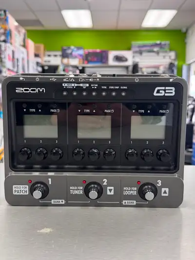 Zoom G3 Guitar Effects & Amp Simulator Pedal, View more