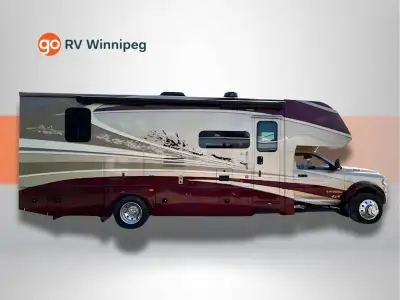 Dynamax Isata 5 Super C diesel motorhome 30FW highlights: Semi-Private Bedroom Three LED TVs Bunk Ov...