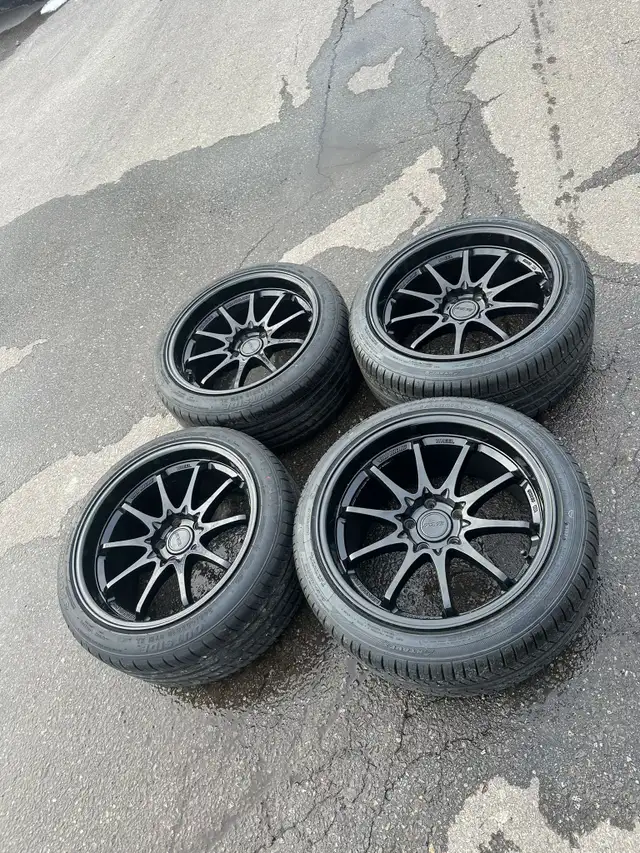 245/40/18 rays ce28 5x114.3 all season subaru wrx in Tires & Rims in Mississauga / Peel Region - Image 7
