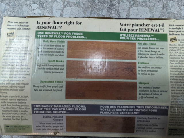 Varathane Renewal wood floor restoring system. New in Box in Floors & Walls in Oshawa / Durham Region - Image 2