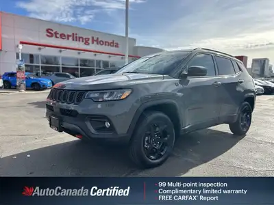 Command the wilderness and urban landscapes alike with this rugged 2024 Jeep Compass Trailhawk. Unde...
