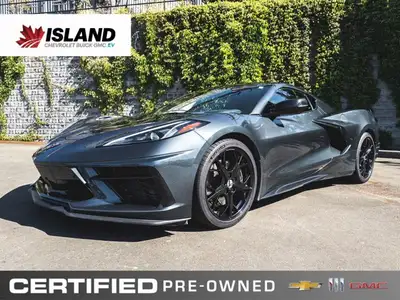 Unleash the legend with this stunning 2020 Chevrolet Corvette 3LT. This Shadow Grey Metallic masterp...