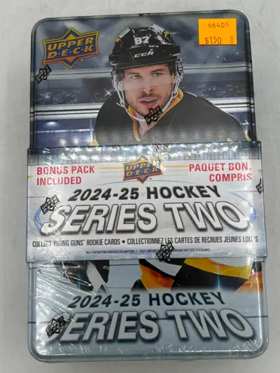 Upper Deck 24-25 Series 2 Unopened Collectable Hockey Card Tin, View more
