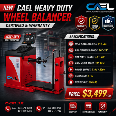 New CAEL Heavy Duty Wheel Balancer Certified &Warranty &Finance CAEL HWB100 Truck Wheel Balancer Hea...