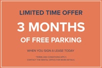 1 Month Free Rent 3 Months of Free Parking 2 Months (on 3 bedrooms only) Holiday Cheer - Joyful savi... (image 2)