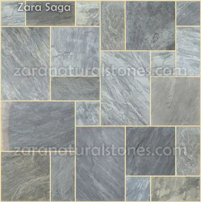 Saga Square Cut Flagstone Pavers - Thousands of sqft in stock with a wide selection of 30 plus color...