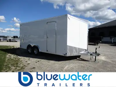 Lightning Aluminum Enclosed 8.5 Wide Trailers 8.5' x 16' starting at $16,115.00 or $322.26/month! Li...