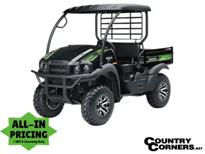 Finance with Kawasaki GOOD TIMES financing rates as low as 5.99% for up to 60 months OAC!!!* All-In...