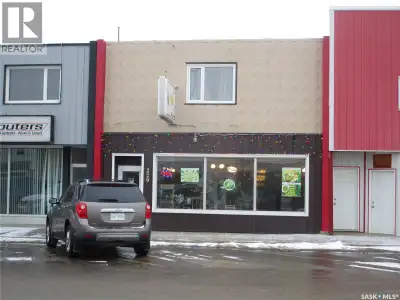 TURN KEY RESTAURANT WITH UPSTAIRS LIVING QUARTERS IN ASSINIBOIA, THE HEART OF SOUTHERN SASKATCHEWAN....
