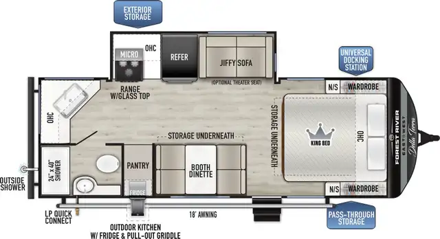 2026 FOREST RIVER DELLA TERRA 221ML in Travel Trailers & Campers in Regina - Image 11