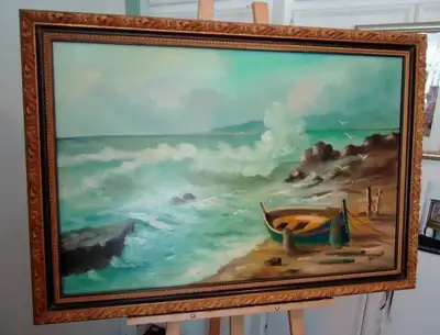 ORIGINAL OIL PAINTING, VINTAGE, View more