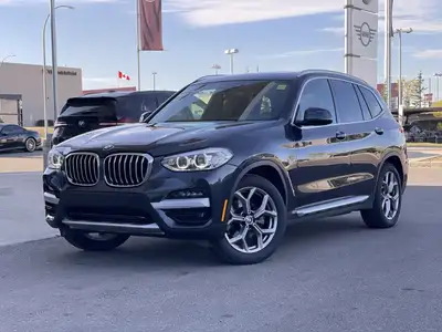 2021 BMW X3 xDrive30i Dark Graphite PREMIUM ENHANCED PACKAGE TOW HITCH 8-Speed Automatic, Ambient Li...